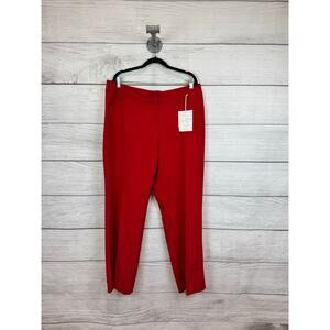 Cato Plus Size Red Curvy Trouser Pants Size 16W